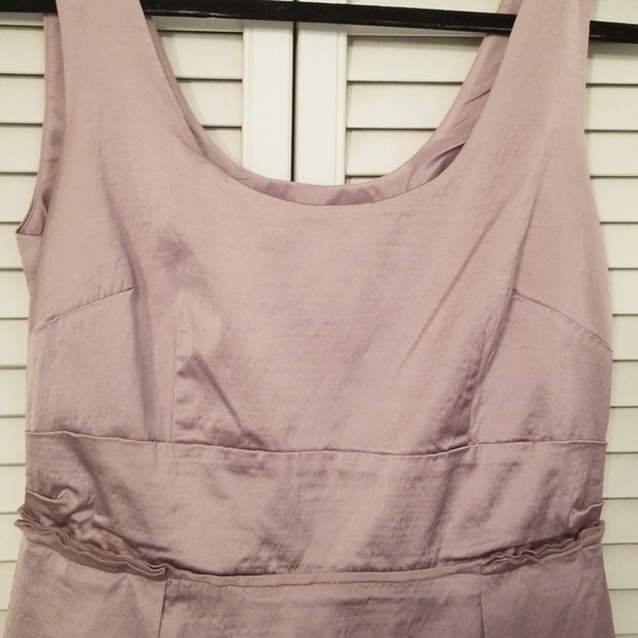 Ann Taylor lilac silk dress with pockets size 6 - Picture 2 of 4